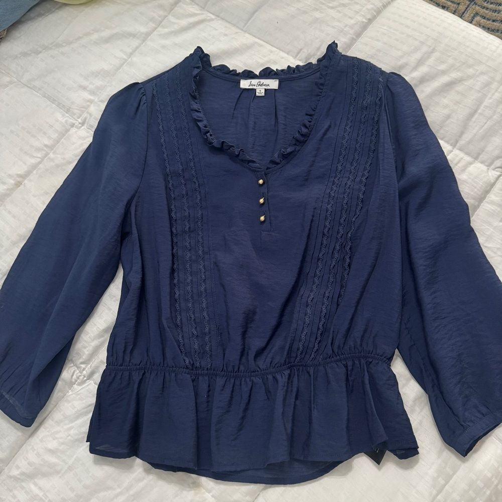 Sam Edelman Peplum Top- new without tags- size small - Picture 3 of 11